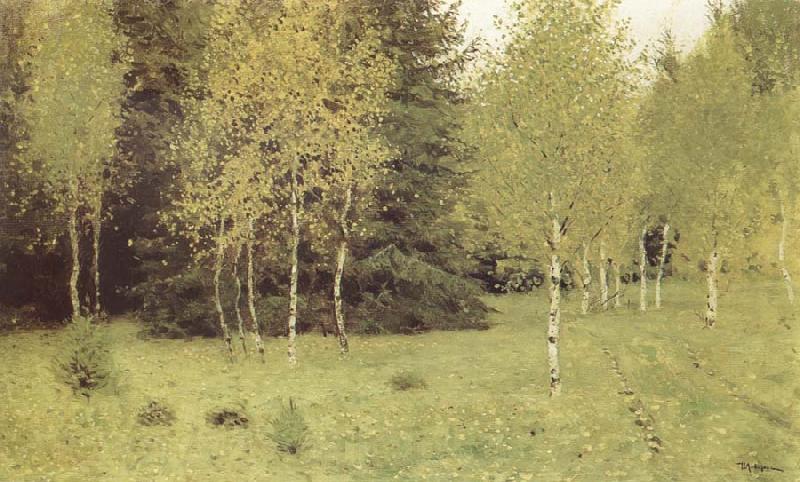 Levitan, Isaak Autumns Norge oil painting art